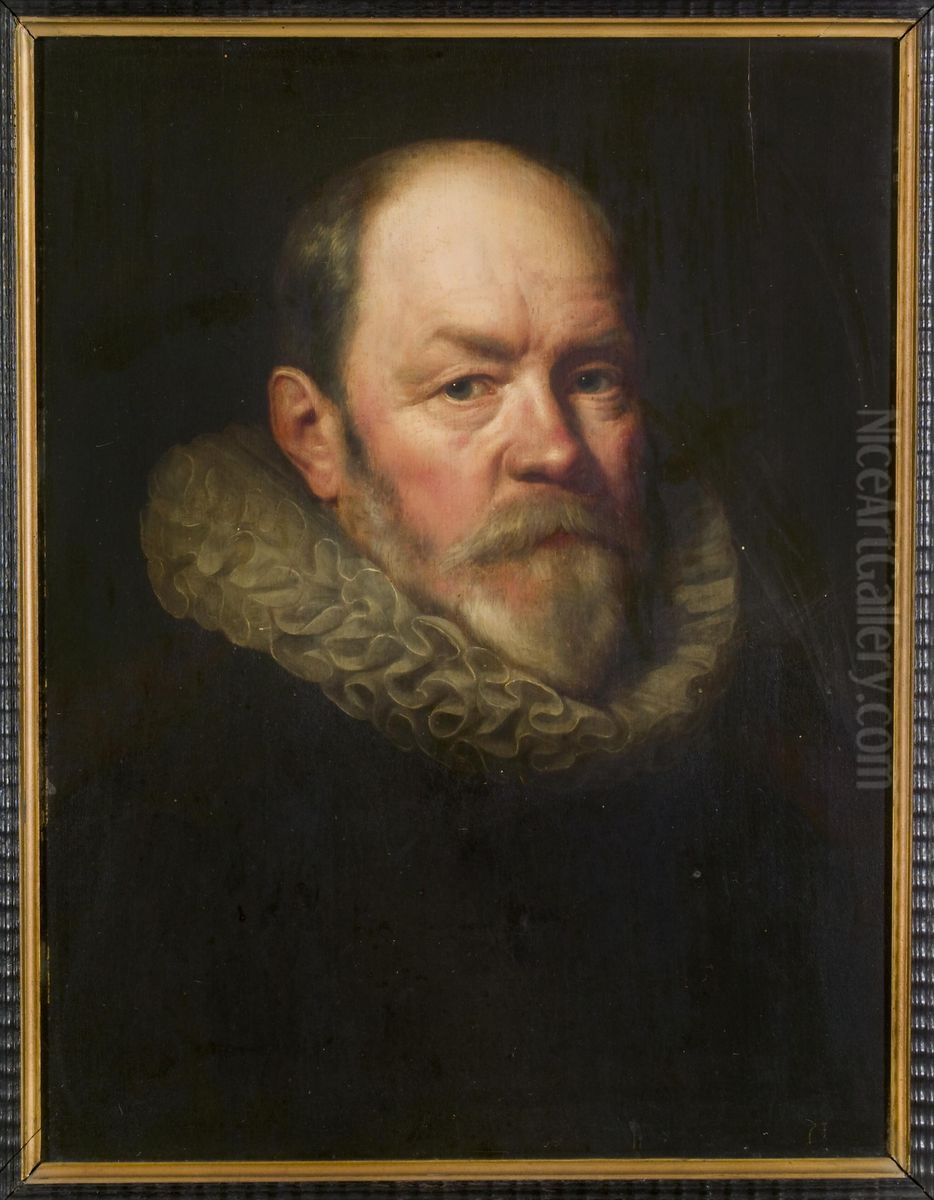 Paulus van Beresteyn (1548-1628) Oil Painting by Michiel Jansz. van Mierevelt