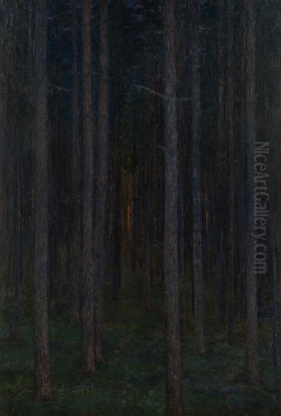 Skogen Oil Painting by Prince Eugen, Duke of Narke