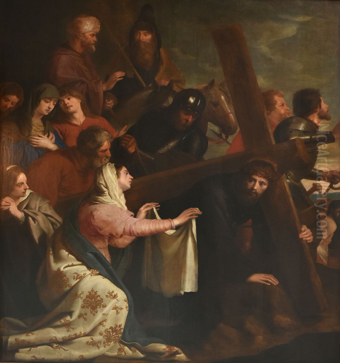 Veronica meets Christ Oil Painting by Gaspar De Crayer