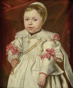 Portrait of a Child holding a Rattle Portrait of a Child holding a Rattle