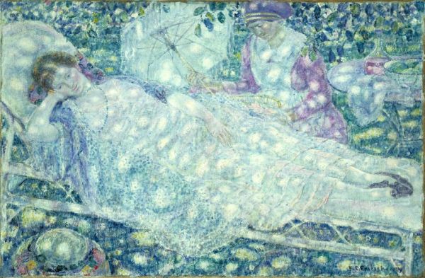 La Chaise Longue Oil Painting by Frederick Carl Frieseke