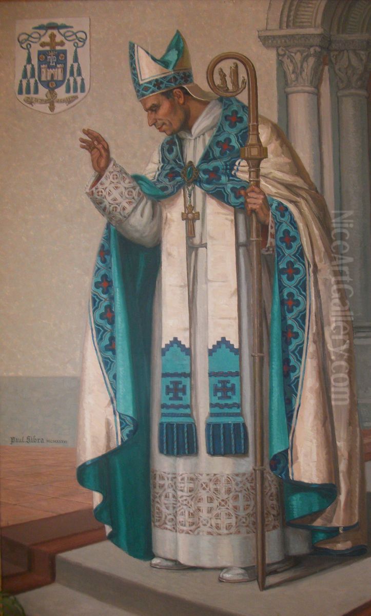 Portrait de Monseigneur Jean-Joseph Pays Oil Painting by Paul Sibra