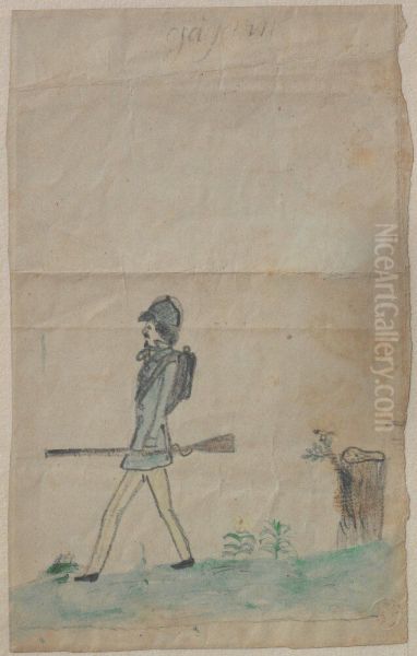 The Hunter Oil Painting by Carl Larsson
