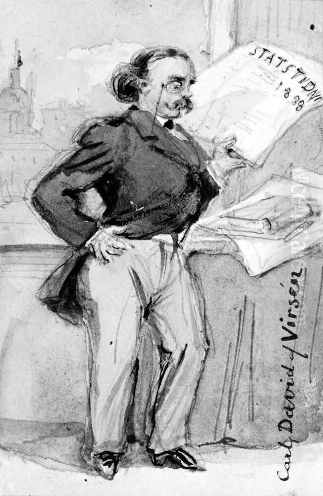 Carl David af Wirsen, Svenska Akademins sekreterare. Skissbok 