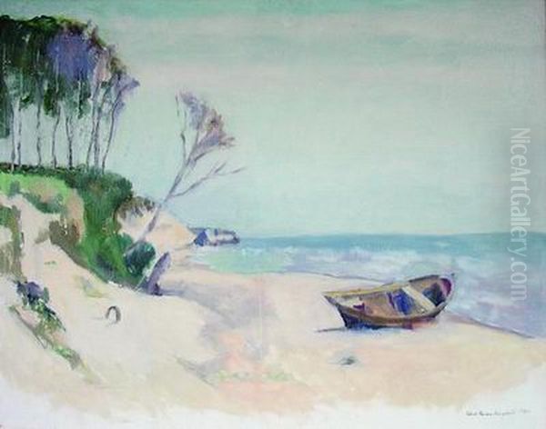 Stranden mot Sandhammaren Oil Painting by unknown