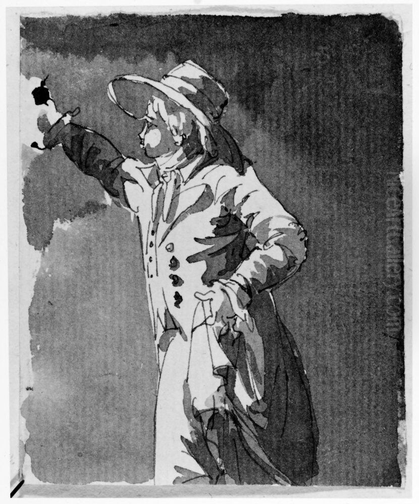 Pojke med ljus Oil Painting by Johan Tornstrom Pojke med ljus Oil Painting by Johan Tornstrom