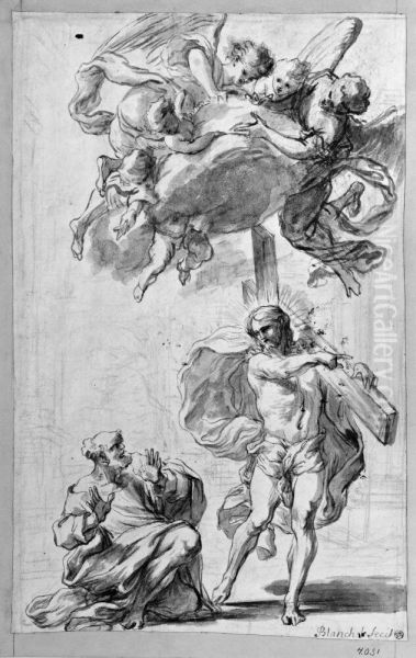 Quo vadis? Oil Painting by Thomas Blanchet