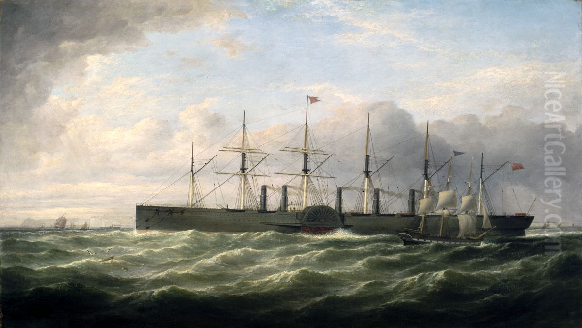 PSSGreat Eastern Oil Painting by Edwin Weedon