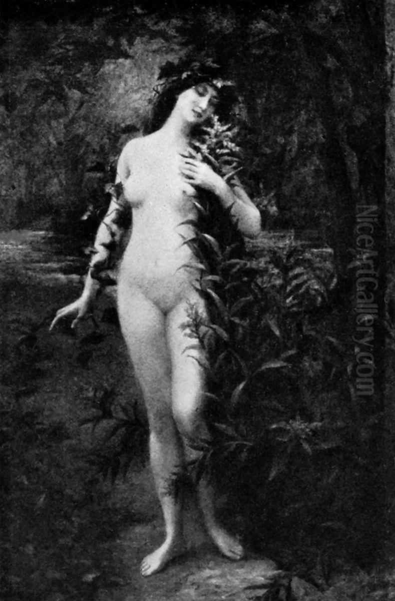 The Ivy Enlacing the Flower Oil Painting by Leon Printemps