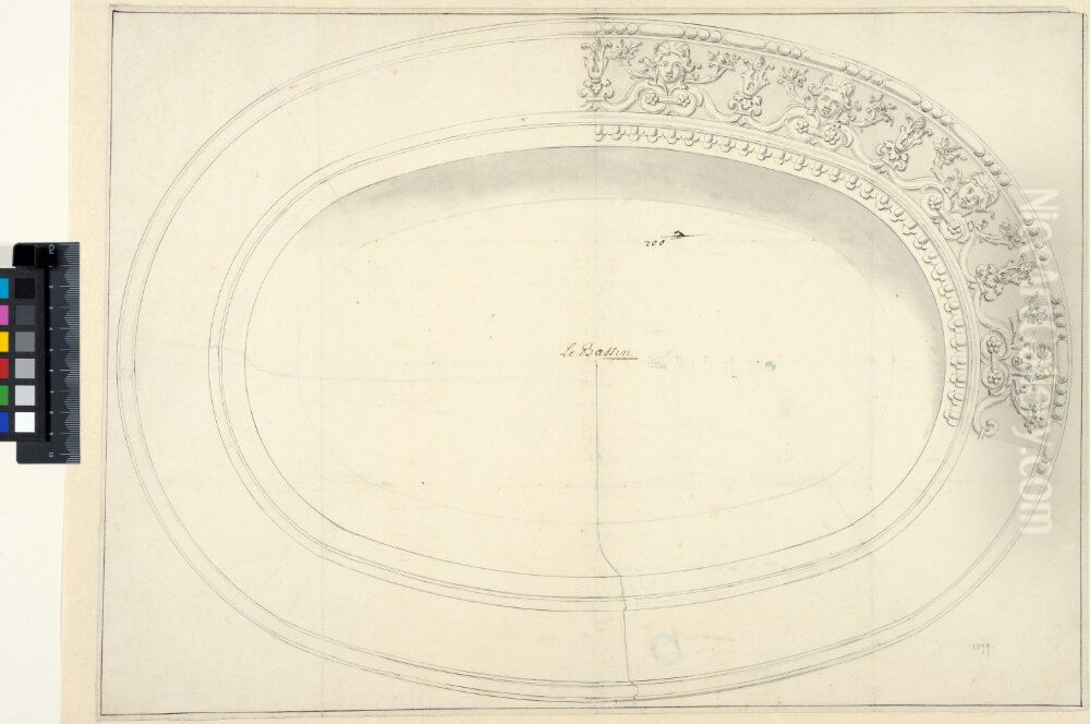 Wash-basin from the Toilet Set of the Countess Oxenstierna Oil Painting by Nicolas De Launay