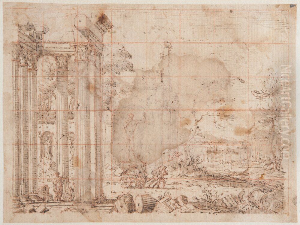 Cleobis and Biton Oil Painting by Thomas Blanchet