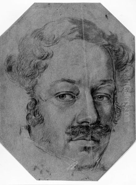 Friherre Carl Otto Palmstierna Oil Painting by Fredric Westin