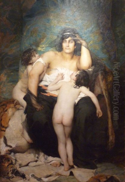 Medea Oil Painting by Aime Morot
