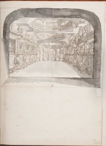 Teaterdekoration, palatsgard