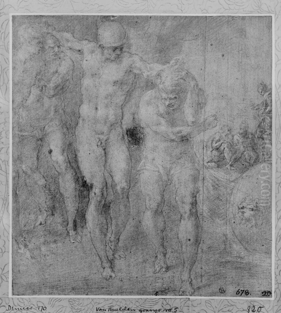 Odysseus i Lotus-landet Oil Painting by Francesco Primaticcio