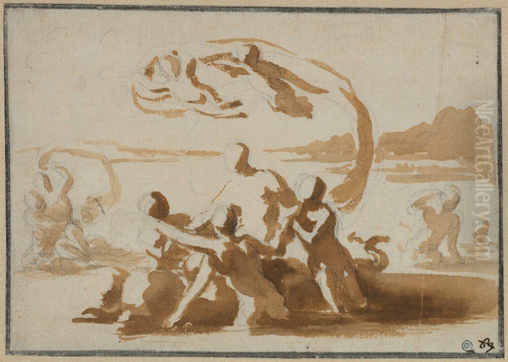 The Triumph of Galatea Oil Painting by Nicolas Poussin