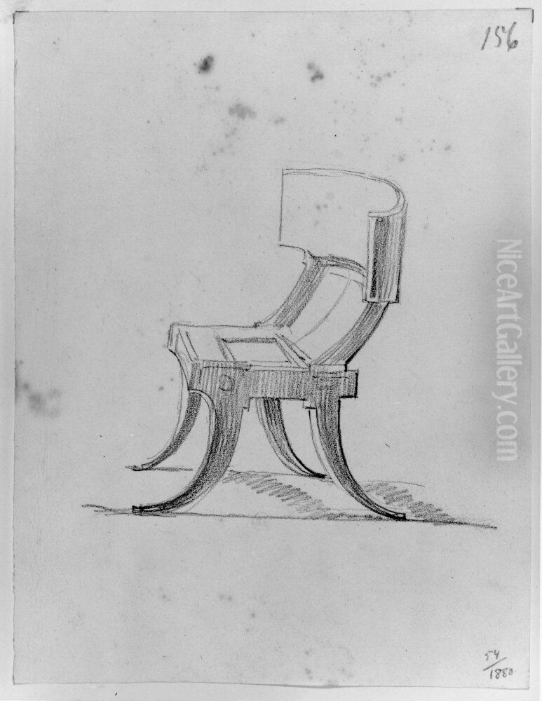 Stol Oil Painting by Johan Tobias Sergel