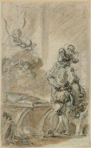 Ruggiero, Troubled in Mind, Prepares to Write to Bradamante
