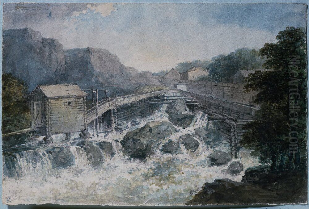 Studie till damportratt Oil Painting by Charles-Nicolas Cochin