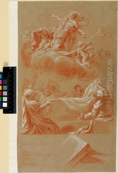 The Assumption Oil Painting by Thomas Blanchet