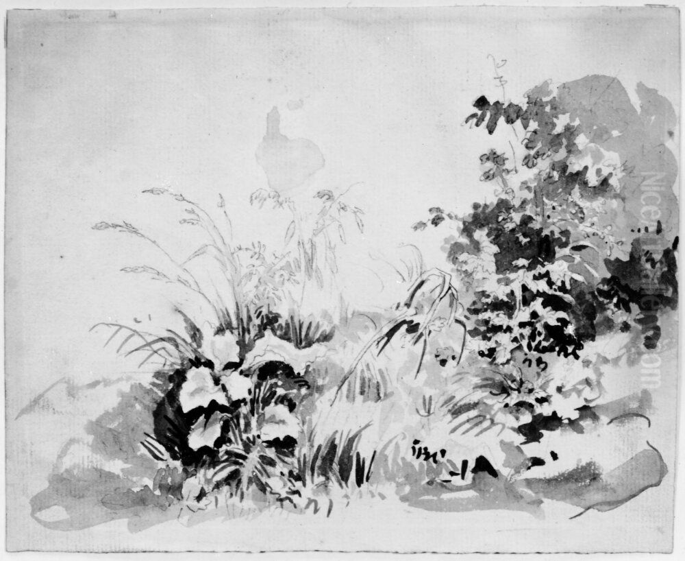 Vilda vaxter Oil Painting by Elias Martin