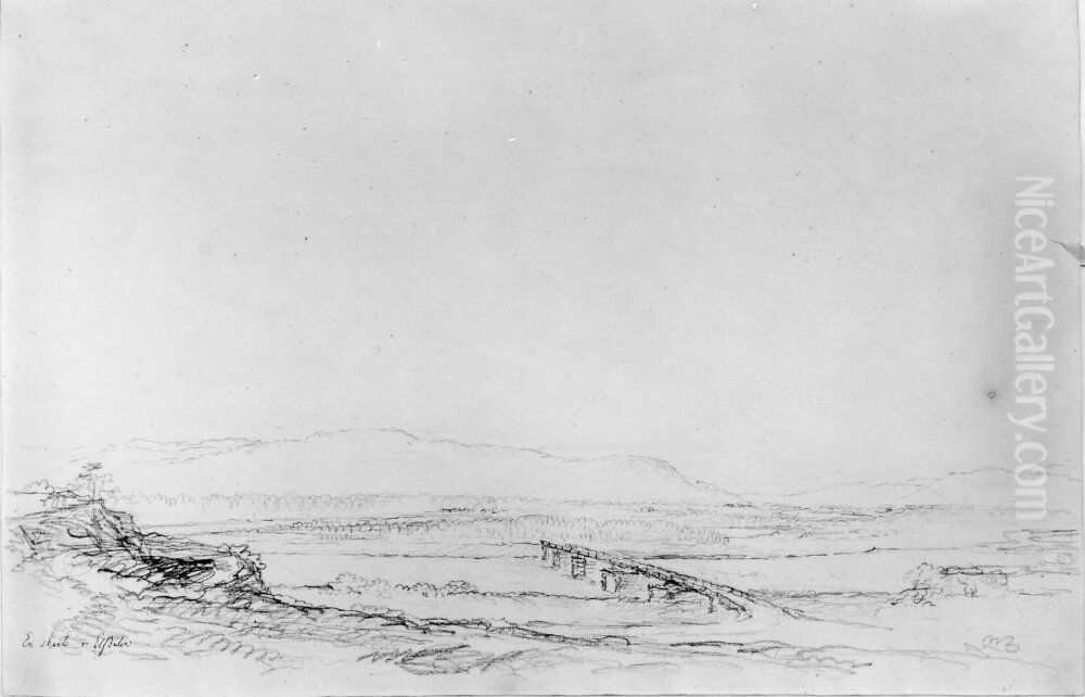 Alvdalen. Skissbok Oil Painting by Carl Johan Fahlcrantz