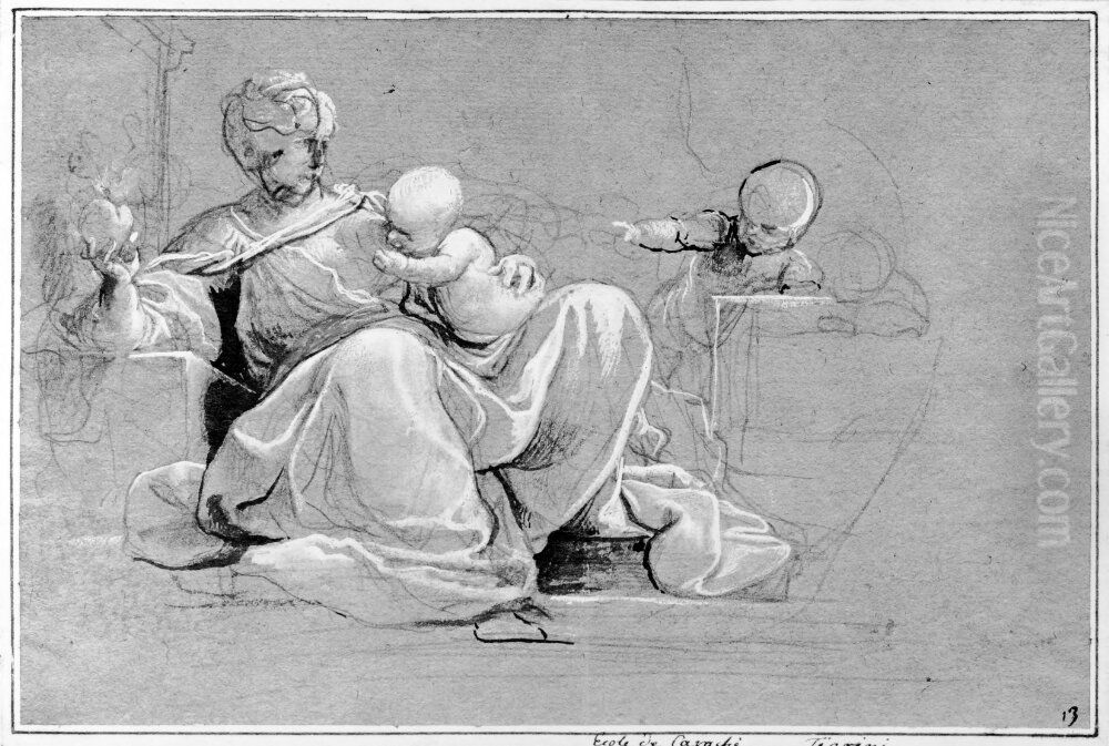 Chastity Oil Painting by Alessandro Tiarini