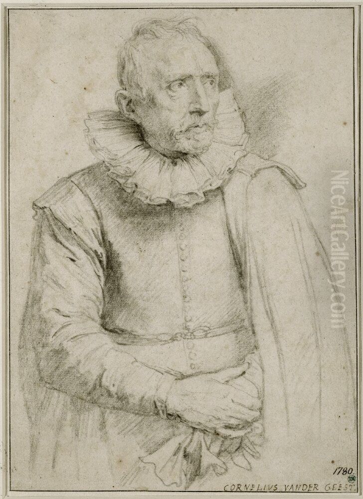 Portrait of Cornelis van der Geest Oil Painting by Sir Anthony Van Dyck
