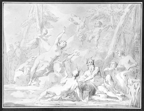 The toilet of Venus Oil Painting by Pierre-Jacques Cazes