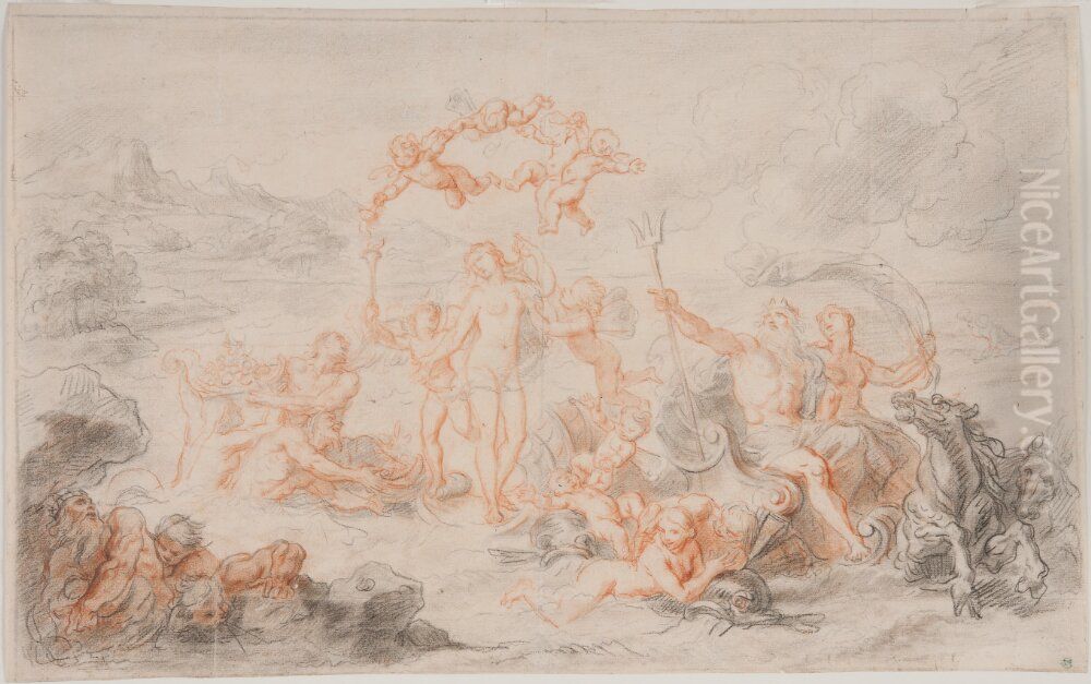 The Birth of Venus Oil Painting by Antoine Coypel