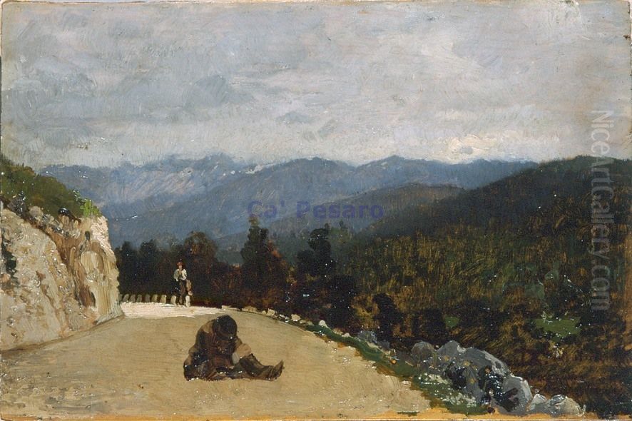 The forest of Cansiglio Oil Painting by Luigi Nono