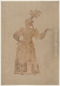 Woman in a Sumptuous Dress