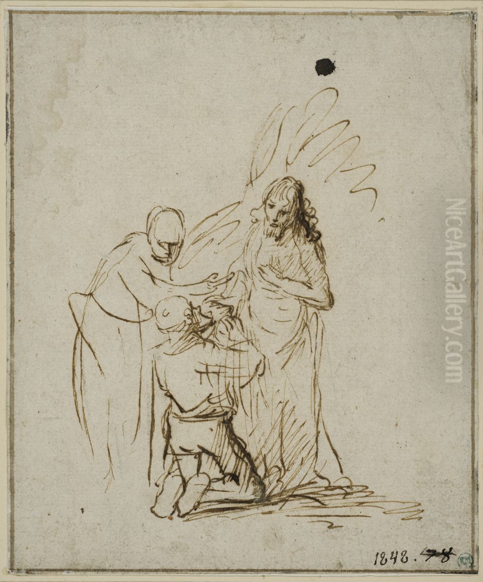 Thomas tvivel Oil Painting by Rembrandt