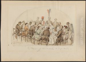 Dinner at Ulriksdal, 13th of Sept 1867