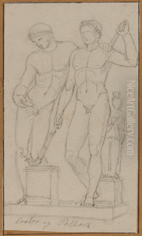 Castor och Pollux Oil Painting by Christian Hansen