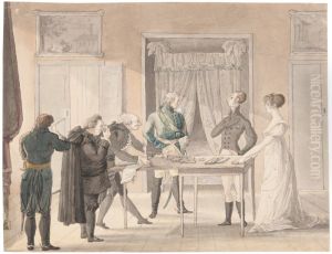 Kronjuvelerna kontrolleras pa Gripsholms slott, 13 juli 1809.