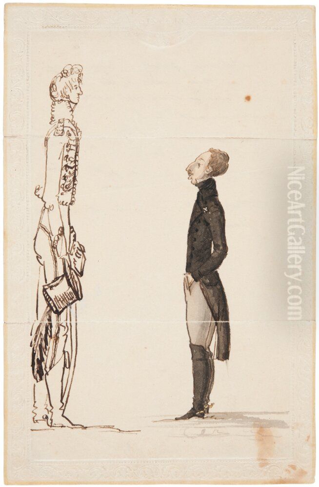 Per Otto Adelborg och Gustav IV Adolf, 20 maj 1809, Gripsholm.  Per Otto Adelborg och Gustav IV Adolf, 20 maj 1809, Gripsholm.