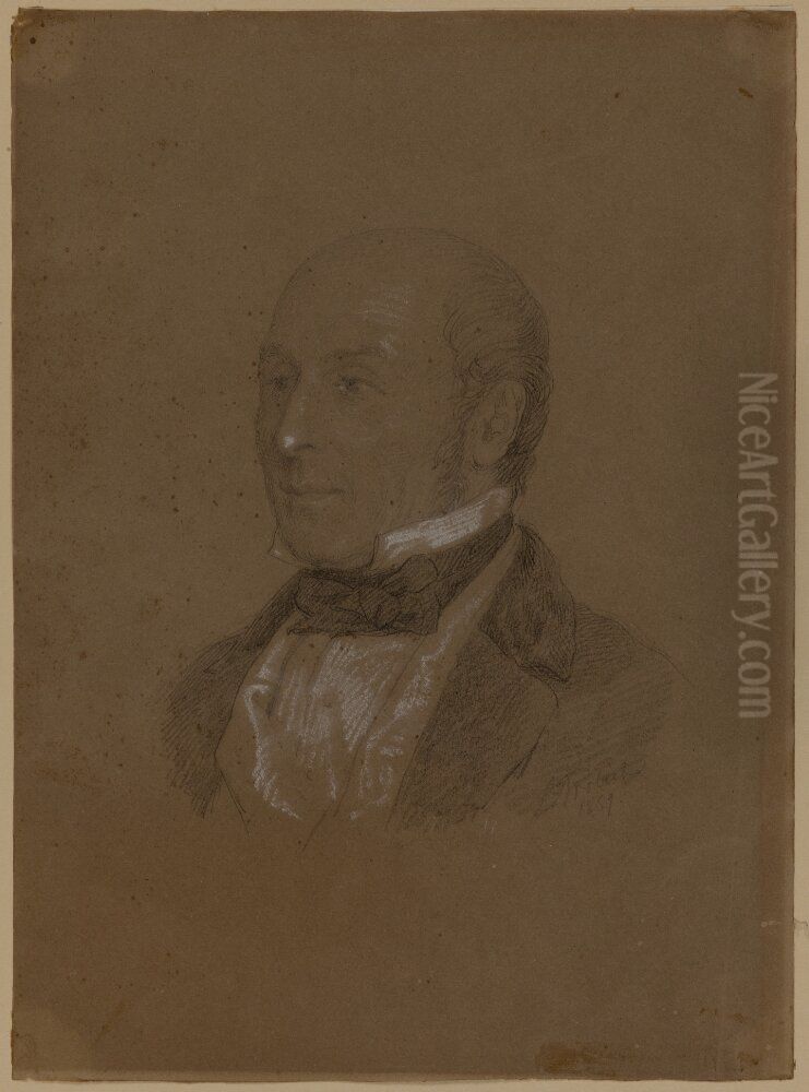 Domstolspresident John Hardwick, London. Paris Oil Painting by Lorenz Frolich