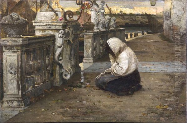 Refugium peccatorum (A litany to the Madonna) Oil Painting by Luigi Nono