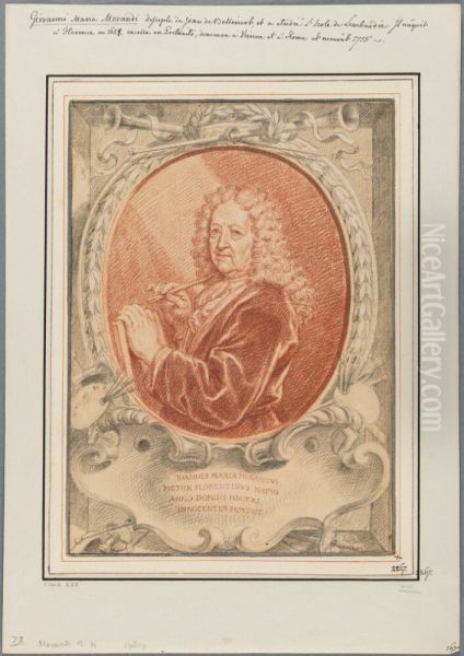 Portrait of Giovanni Maria Morandi Oil Painting by Pietro Nelli