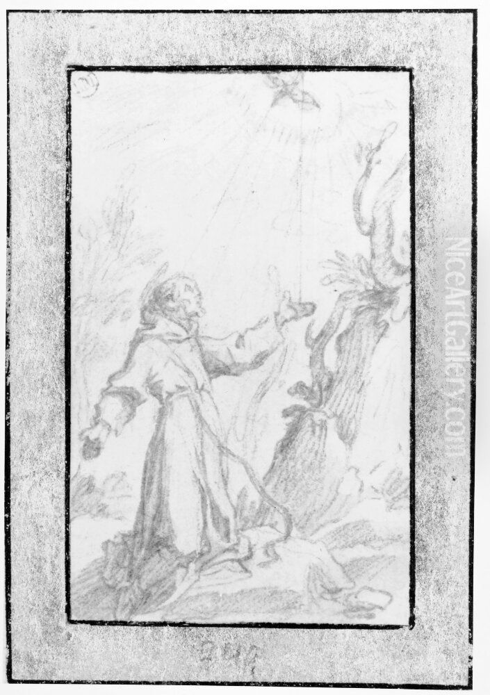 The stigmatisation of St. Francis Oil Painting by Francesco Vanni