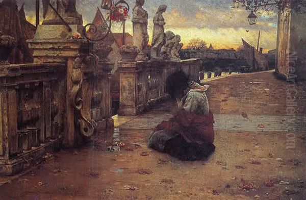 Refugium peccatorum (A litany to the Madonna) Oil Painting by Luigi Nono