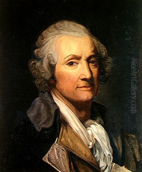 Autoportrait (copie) Oil Painting by Jean-Baptiste Greuze