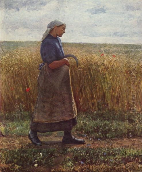 Summer Oil Painting by Leopold Graf von Kalckreuth