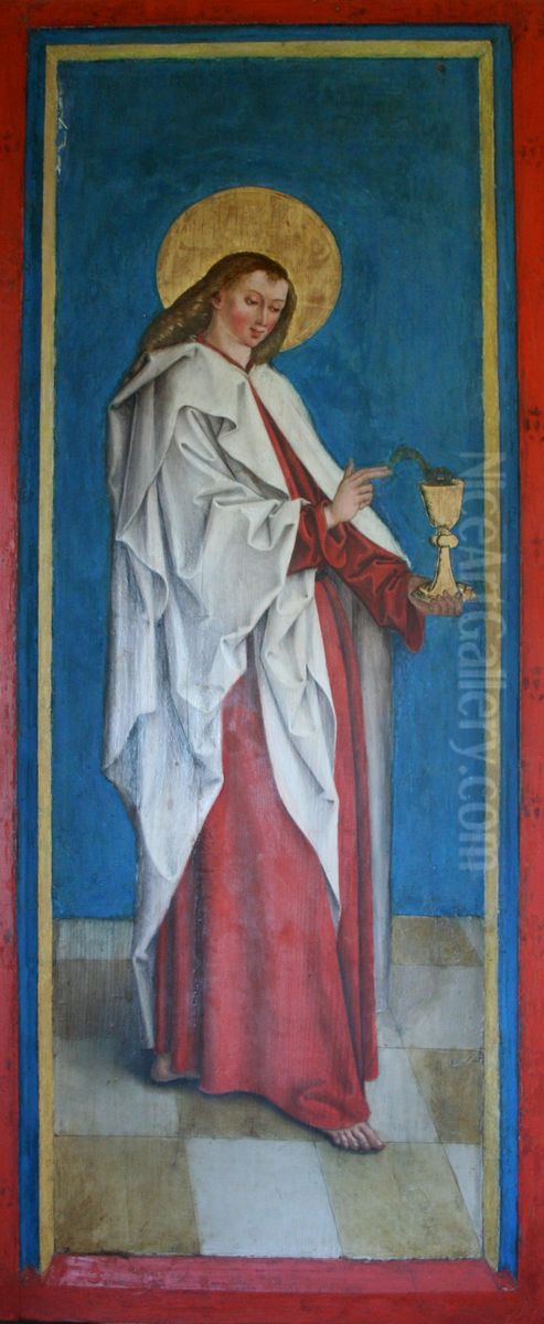 Evangelist Johannes Oil Painting by Bernhard Strigel