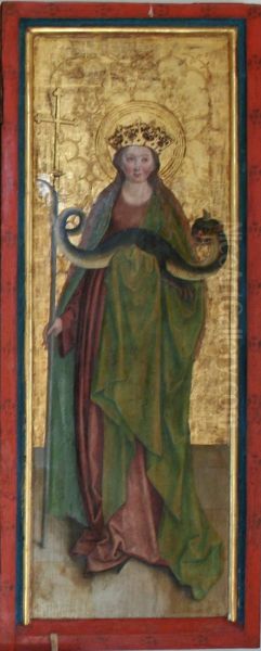 Margaretha von Antiochia Oil Painting by Bernhard Strigel