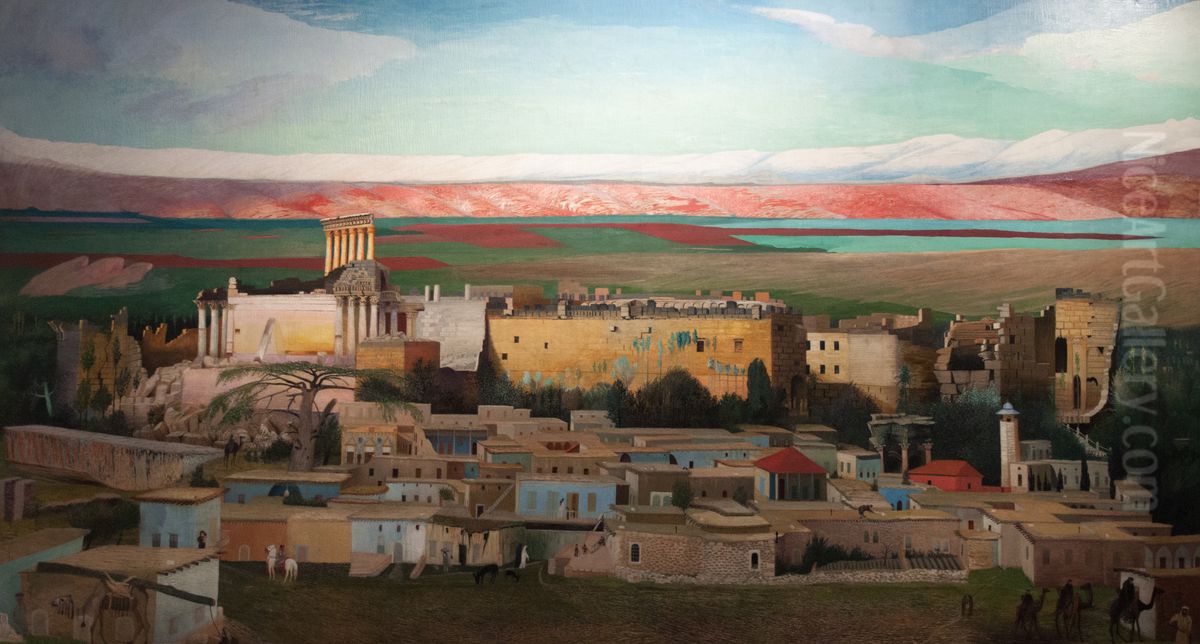 Baalbek Oil Painting by Tivadar Csontvary Kosztka
