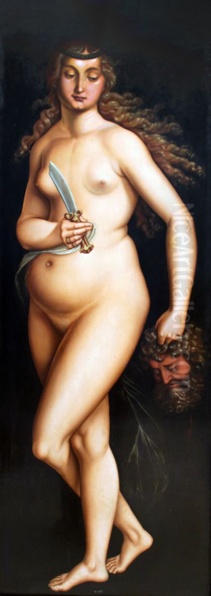 Judith with the Head of Holophernes Oil Painting by Hans Baldung Grien