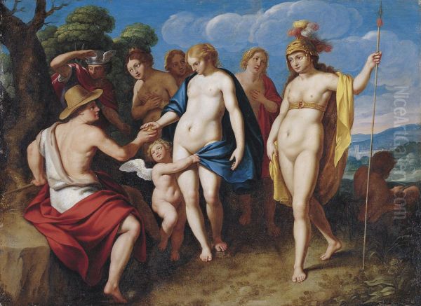 The Judgment of Paris Oil Painting by unknown