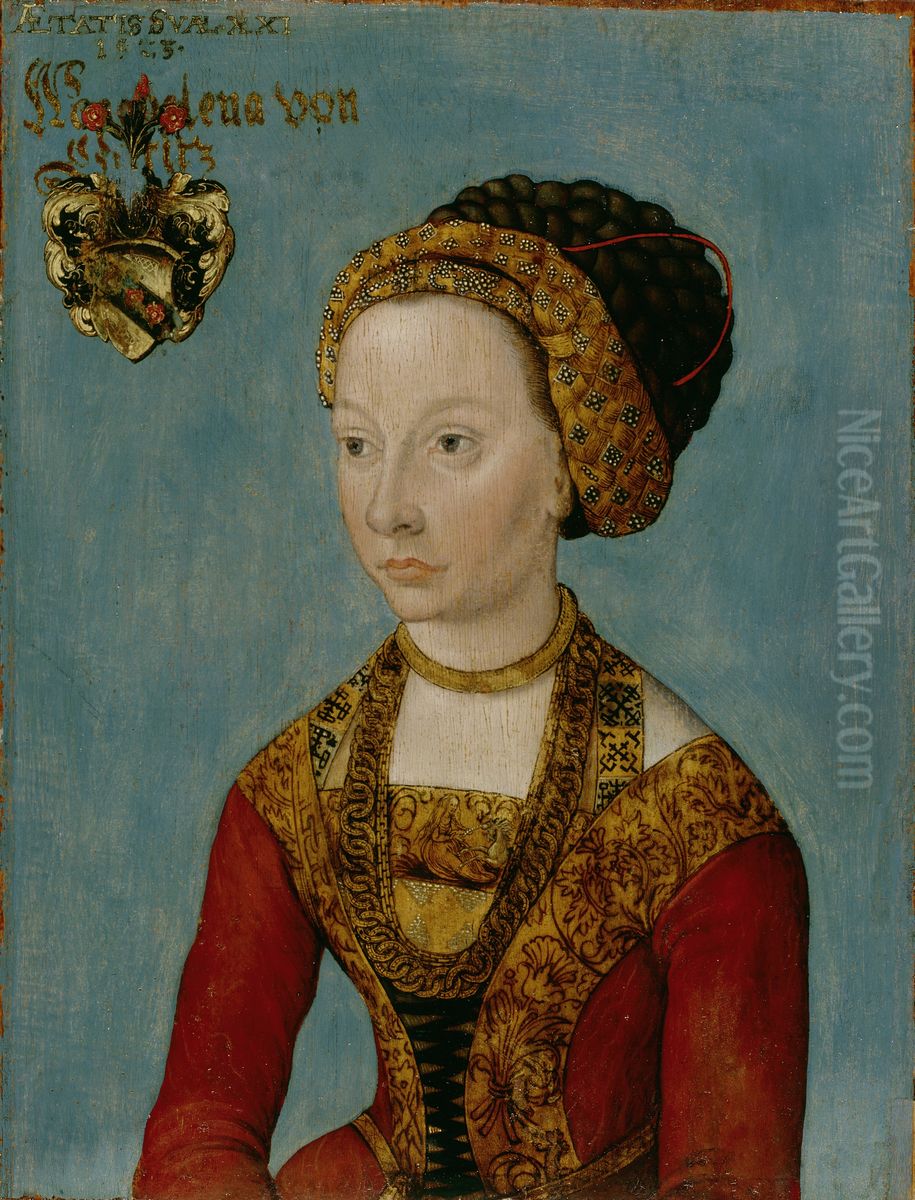 Portrait of a Bride Oil Painting by Lucas Cranach the Elder
